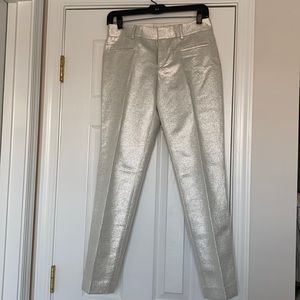 Club Monaco Silver Ankle Dress Pants